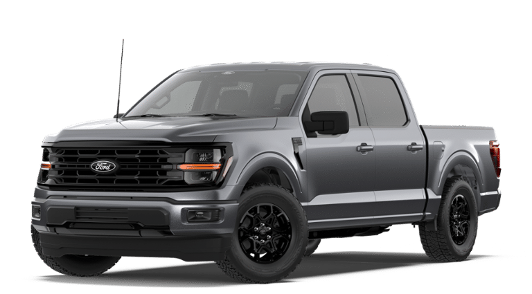 2026 Ford F-150 XLT in Carbonized Gray Metallic — front three-quarter view