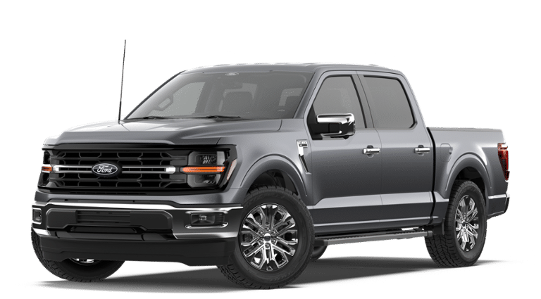 2026 Ford F-150 XLT in Carbonized Gray Metallic — front three-quarter view
