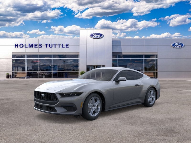 2026 Ford Mustang Base in Carbonized Gray Metallic — front three-quarter view