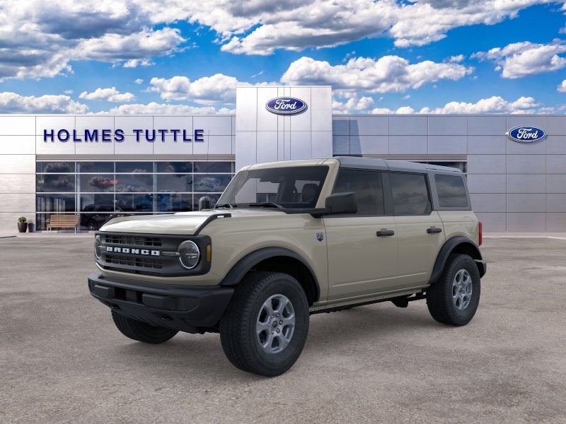 2026 Ford Bronco Big Bend in Desert Sand — front three-quarter view