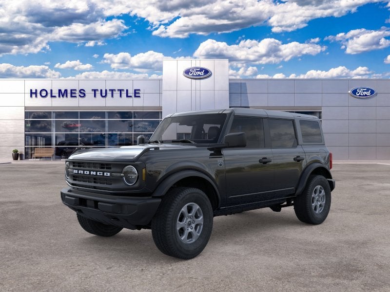 2026 Ford Bronco Big Bend in Shadow Black — front three-quarter view