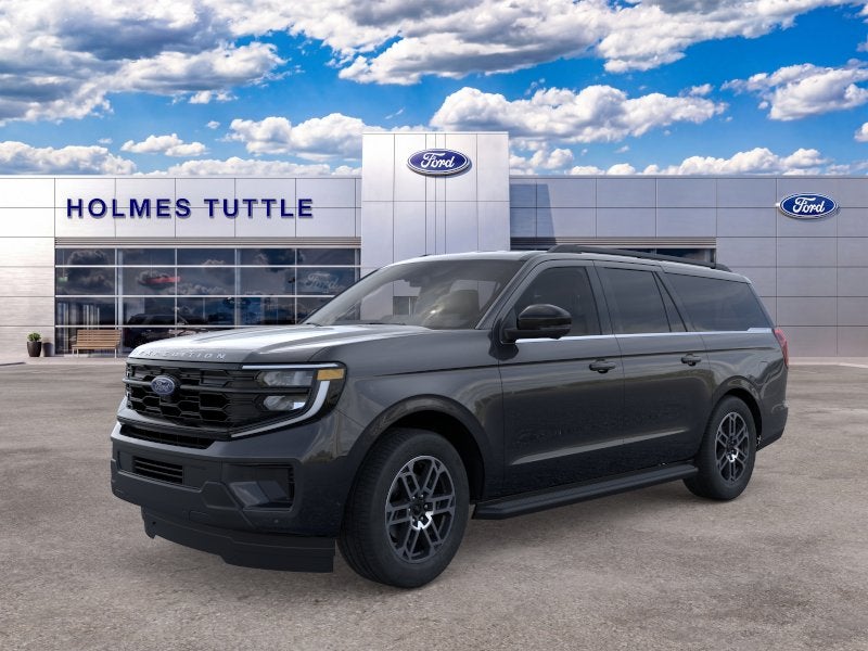 2026 Ford Expedition Max Active in Dark Matter Gray Metallic — front three-quarter view