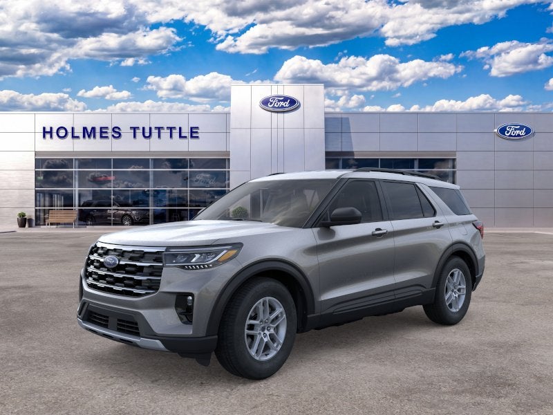 2026 Ford Explorer Base in Carbonized Gray Metallic — front three-quarter view