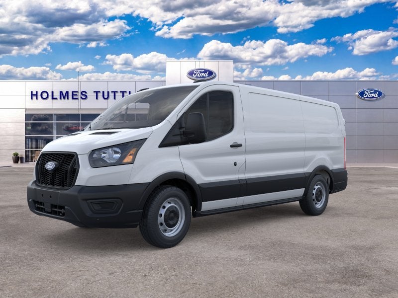 2026 Ford Transit Cargo Van Base in Oxford White — front three-quarter view