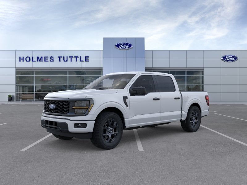 2026 Ford F-150 STX in Oxford White — front three-quarter view