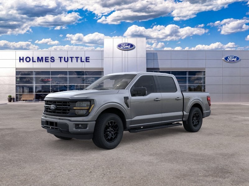 2026 Ford F-150 XLT in Carbonized Gray Metallic — front three-quarter view