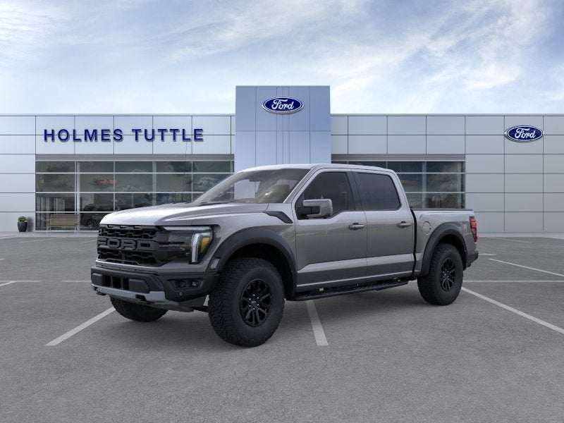 2026 Ford F-150 Raptor in Carbonized Gray Metallic — front three-quarter view