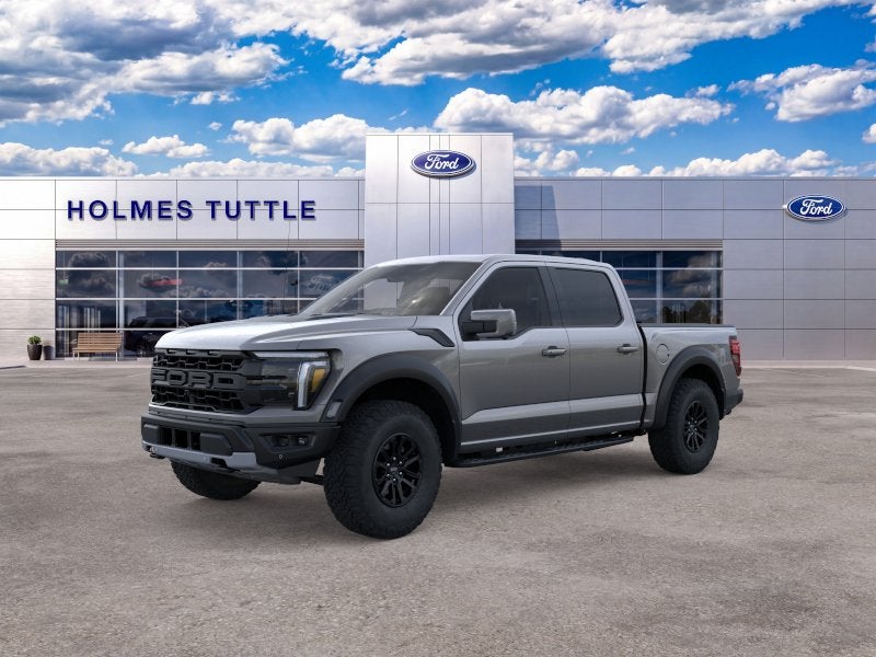 2026 Ford F-150 Raptor in Carbonized Gray Metallic — front three-quarter view
