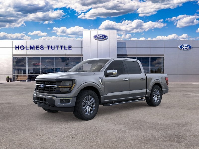2026 Ford F-150 XLT in Carbonized Gray Metallic — front three-quarter view