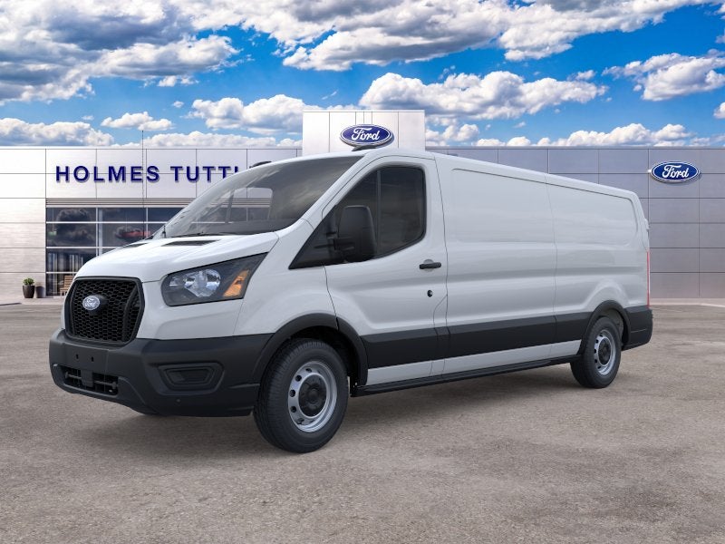 2026 Ford Transit Cargo Van Base in Oxford White — front three-quarter view