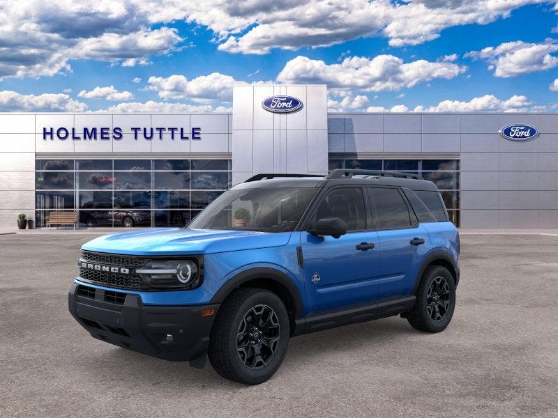 2026 Ford Bronco Sport Outer Banks in Velocity Blue Metallic — front three-quarter view