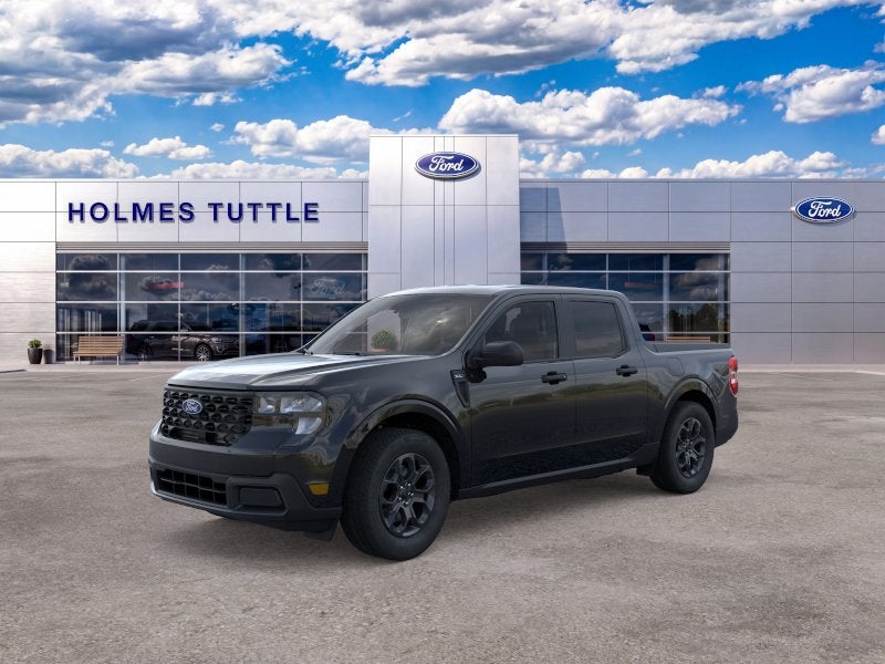 2026 Ford Maverick XLT in Shadow Black — front three-quarter view
